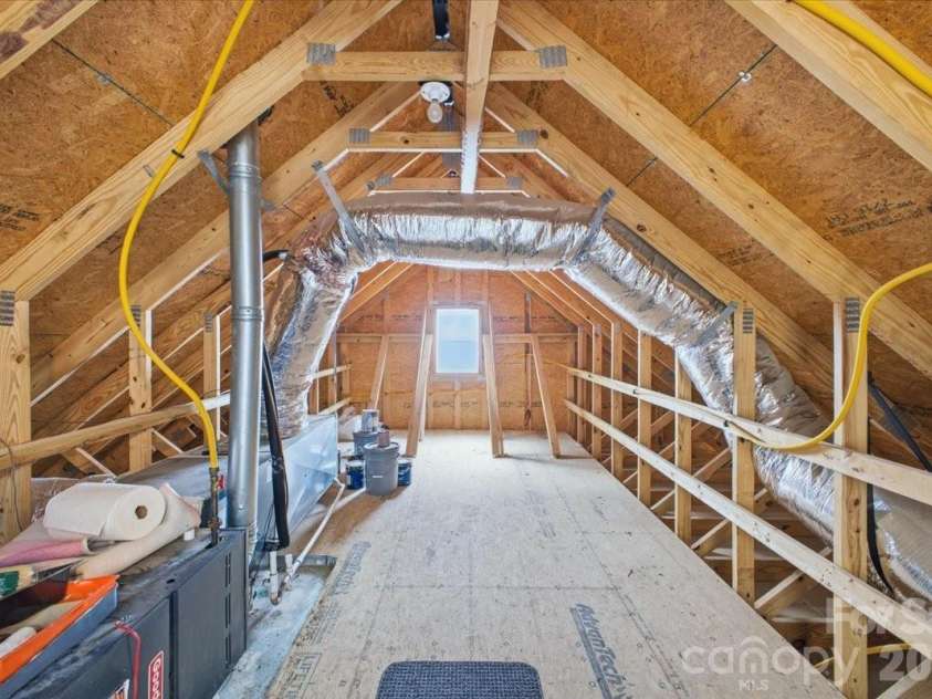 1103 Sharon Amity Road, Charlotte, NC 28211.  MLS# CAR4384442, YatesRealty ID 30270. Attic