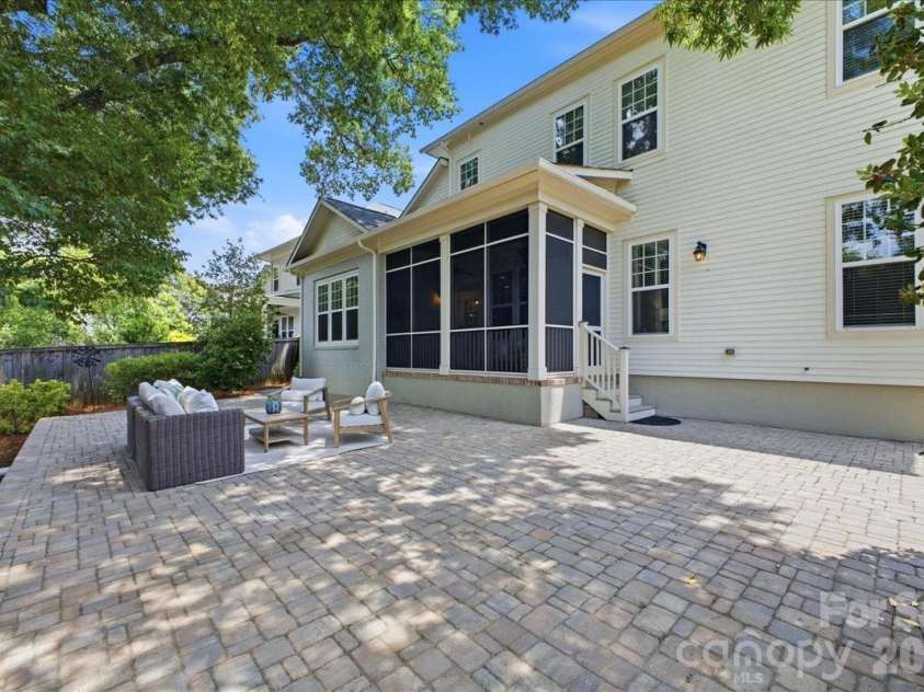 1103 Sharon Amity Road, Charlotte, NC 28211.  MLS# CAR4384442, YatesRealty ID 30270. Patio/Rear Exterior