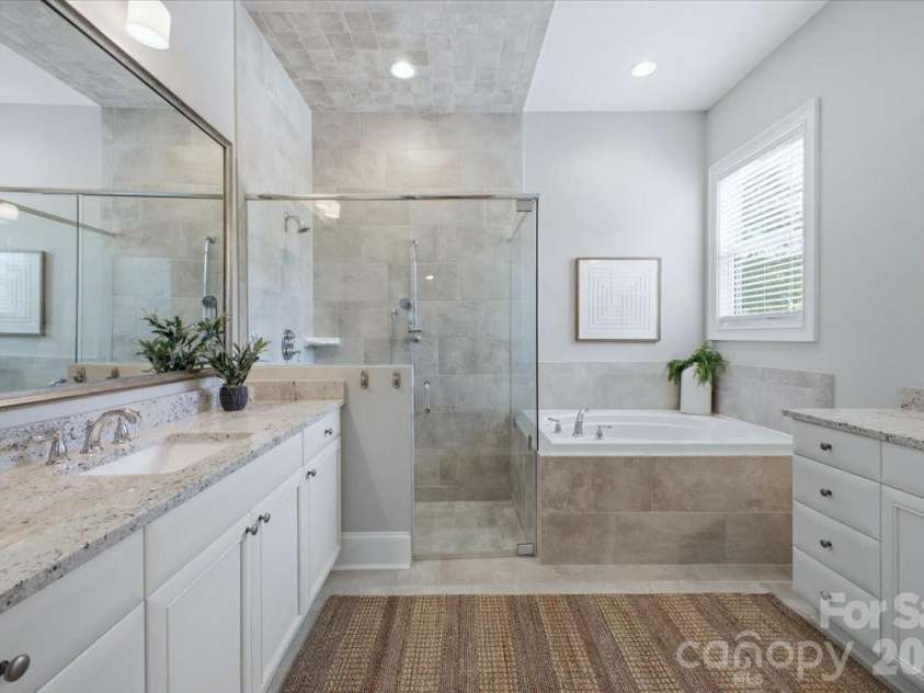 1103 Sharon Amity Road, Charlotte, NC 28211.  MLS# CAR4384442, YatesRealty ID 30270. Primary Bathroom