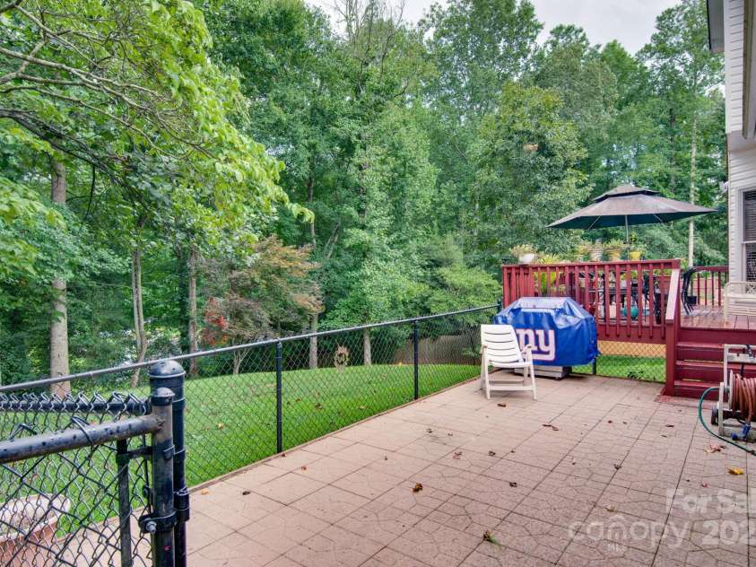 3720 25th Street Place, Hickory, NC 28601.  MLS# CAR4284382, YatesRealty ID 30270. View from behind garage