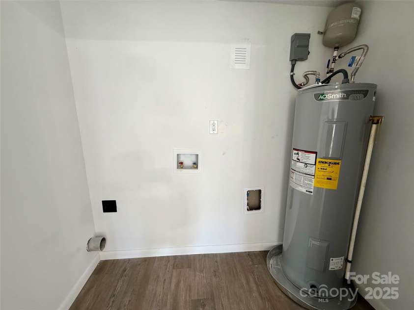 1902 5th Avenue, Gastonia, NC 28052.  MLS# CAR4283317, YatesRealty ID 30289. Main Level Duplex unit Laundry Room