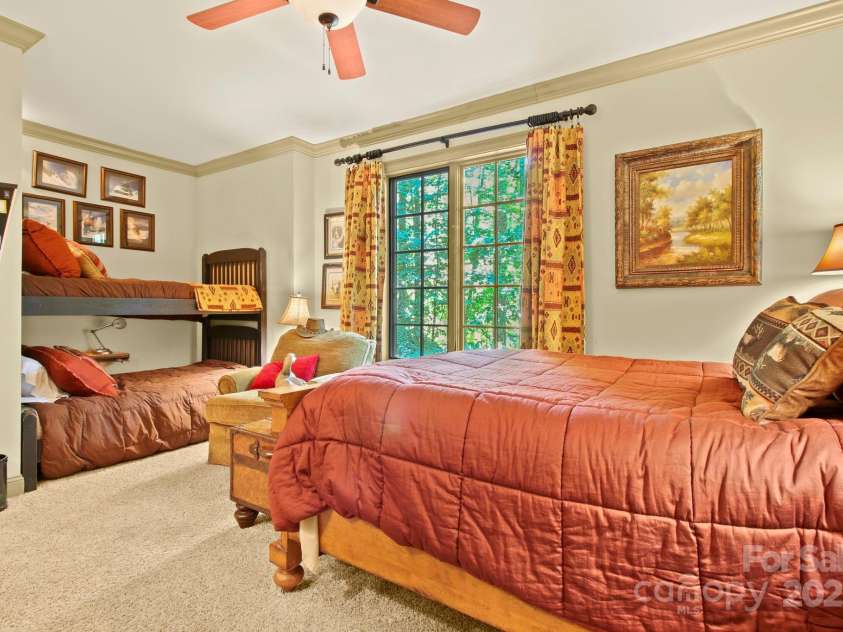 285 Wetherley None, Boone, NC 28607.  MLS# CAR4247849, YatesRealty ID 3029. Lower level bedroom suite 2