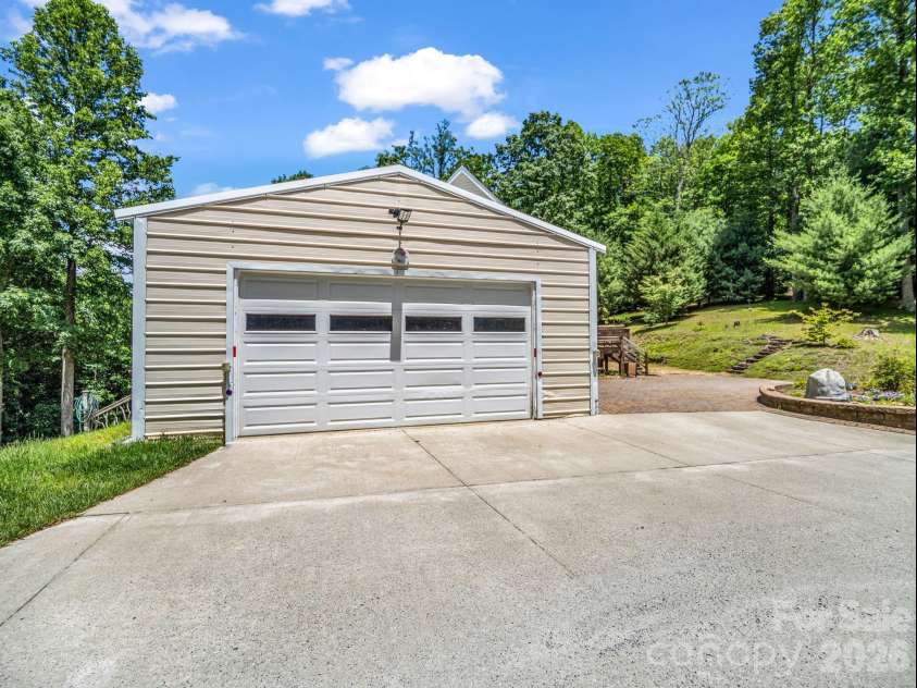 2255 Mount Olivet Road, Zirconia, NC 28790.  MLS# CAR4390852, YatesRealty ID 30295. Detached Garage