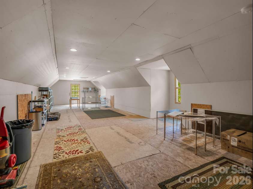 2255 Mount Olivet Road, Zirconia, NC 28790.  MLS# CAR4390852, YatesRealty ID 30295. Unfinished Attic Space