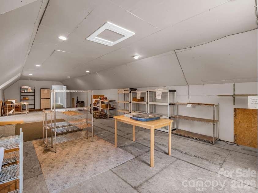 2255 Mount Olivet Road, Zirconia, NC 28790.  MLS# CAR4390852, YatesRealty ID 30295. Unfinished Attic Space