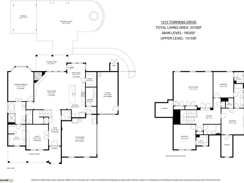 1013 Torrens Drive, Wesley Chapel, NC 28110.  MLS# CAR4374367, YatesRealty ID 30297. Floorplan