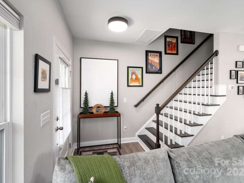 58 Walnut Springs Drive, Asheville, NC 28804.  MLS# CAR4259966, YatesRealty ID 30297. Upper level leads to two additional bedrooms