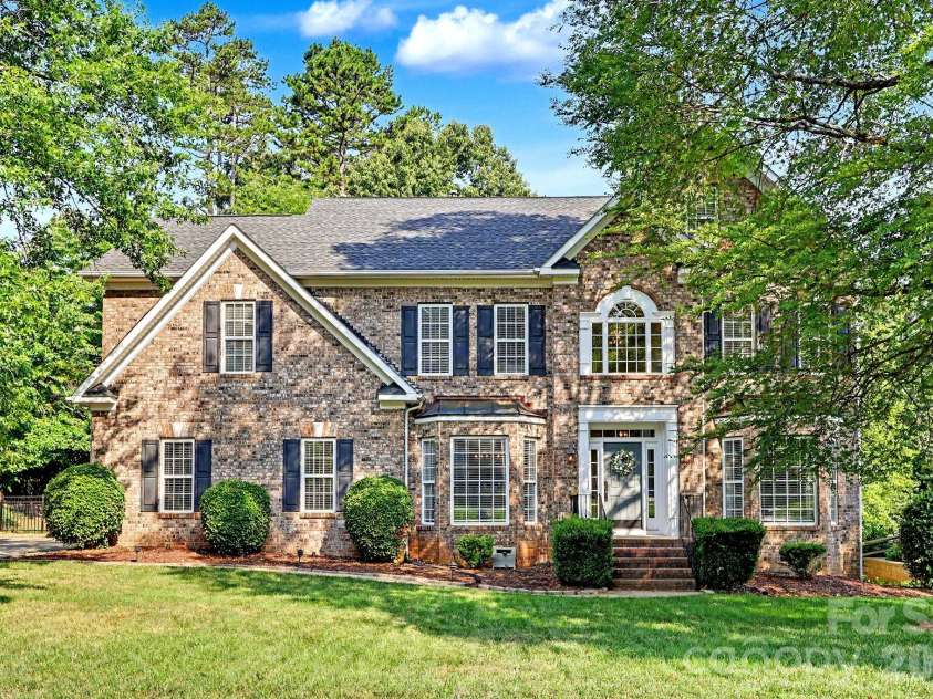 6204 Pumpernickel Lane, Wesley Chapel, NC 28110.  MLS# CAR4405406, YatesRealty ID 30301. Front of house