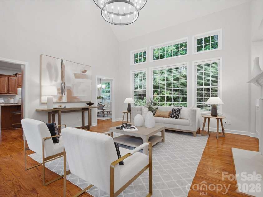 3422 Delamere Drive, Matthews, NC 28104.  MLS# CAR4390061, YatesRealty ID 30306. 