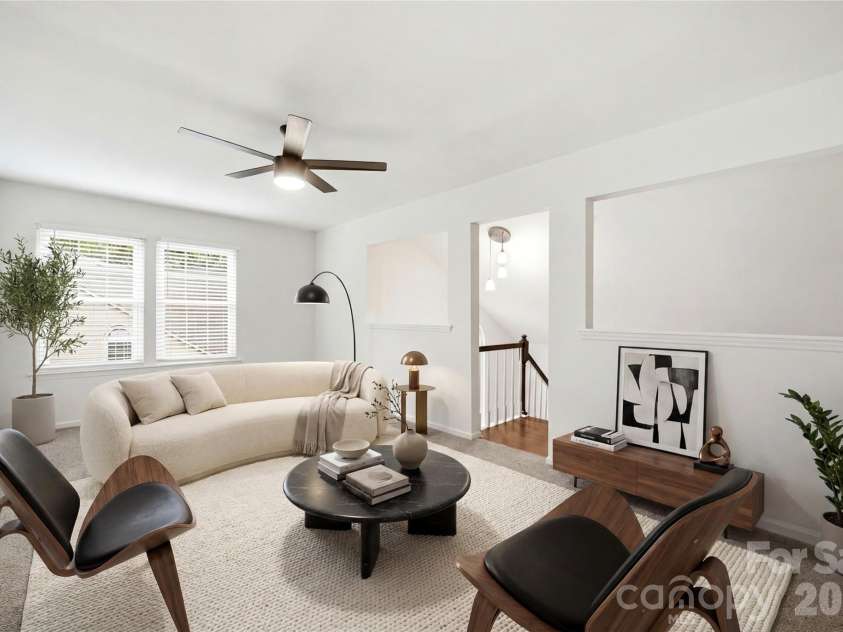 6150 Gray Gate Lane, Charlotte, NC 28210.  MLS# CAR4392595, YatesRealty ID 30307. Loft Interior room 1 Virtually Staged