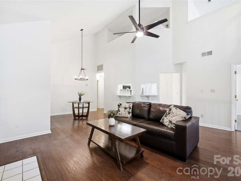 6150 Gray Gate Lane, Charlotte, NC 28210.  MLS# CAR4392595, YatesRealty ID 30307. Main Level w Loft View