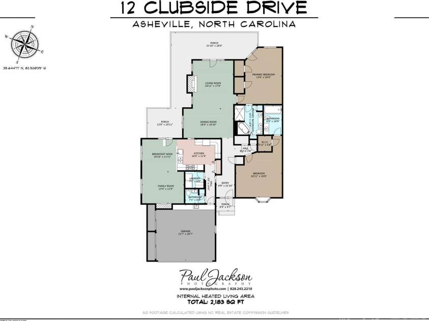 12 Clubside Drive, Asheville, NC 28804.  MLS# CAR4238452, YatesRealty ID 3031. 