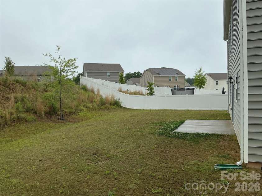 534 Yellow Birch Drive, Locust, NC 28097.  MLS# CAR4387967, YatesRealty ID 30324. Backyard