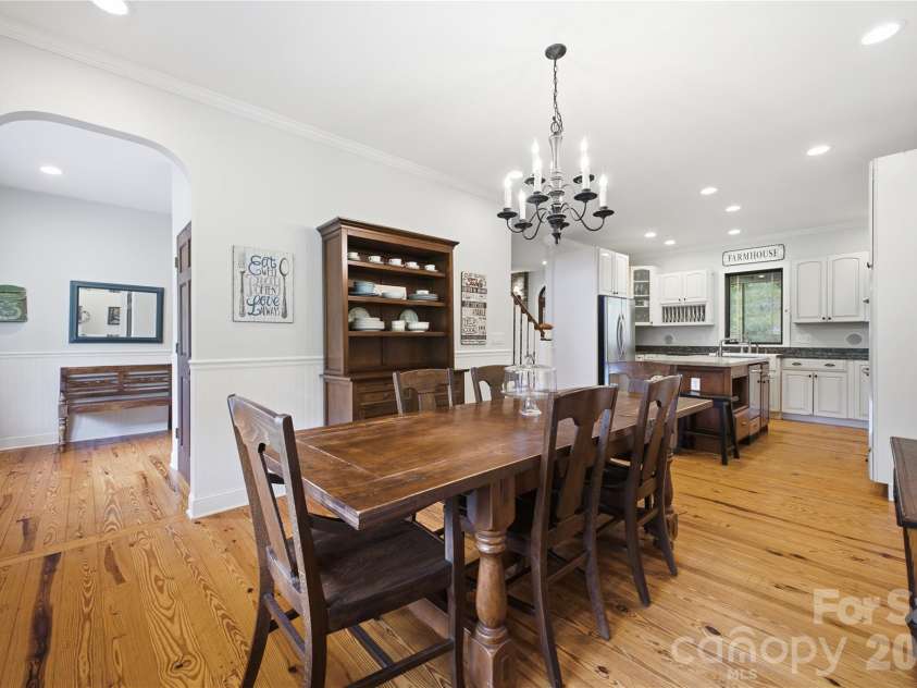 227 Black Bear Cove, Clyde, NC 28721.  MLS# CAR4393191, YatesRealty ID 30326. Dining Room