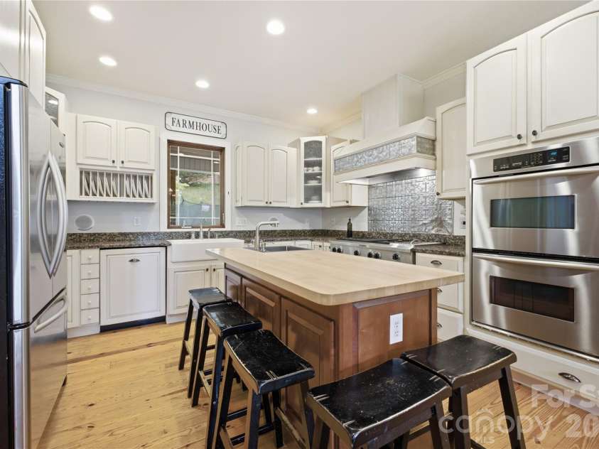 227 Black Bear Cove, Clyde, NC 28721.  MLS# CAR4393191, YatesRealty ID 30326. Kitchen with Island