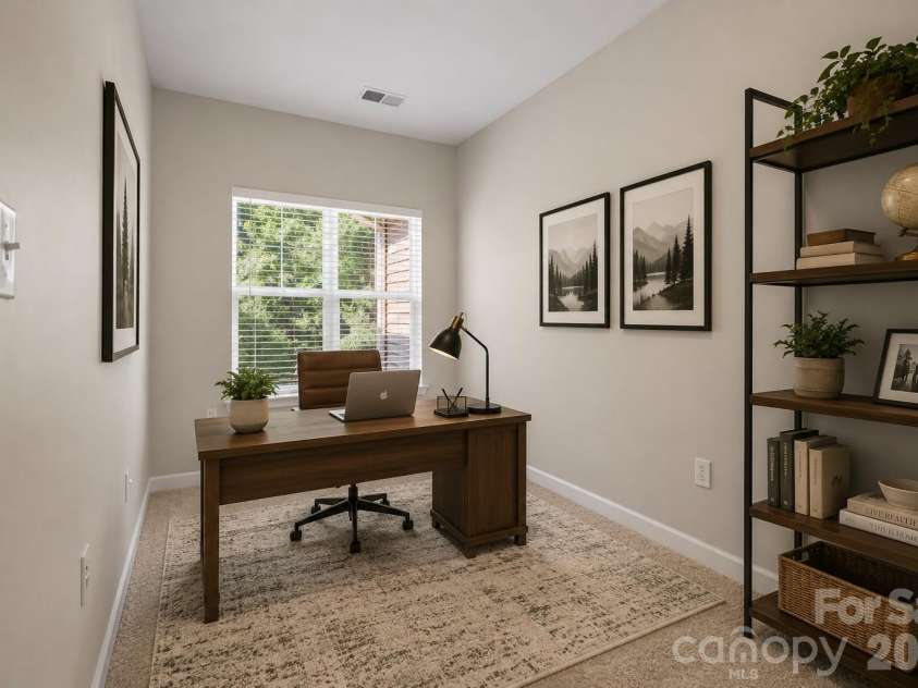 12363 Copper Mountain Boulevard, Charlotte, NC 28277.  MLS# CAR4393289, YatesRealty ID 30327. Virtually Staged Photo of Office or Study Option