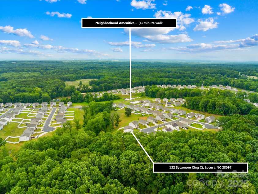 132 Sycamore Crossing Court, Locust, NC 28097.  MLS# CAR4271119, YatesRealty ID 30334. 