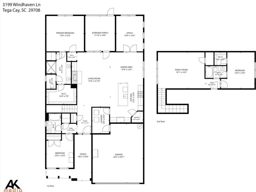 3199 Windhaven Lane, Fort Mill, SC 29708.  MLS# CAR4385083, YatesRealty ID 30336. 