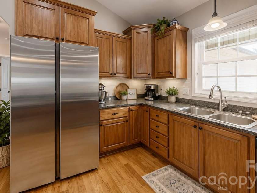 6825 Forney Hill Road, Denver, NC 28037.  MLS# CAR4389919, YatesRealty ID 30337. VIRTUALLY STAGED KITCHEN