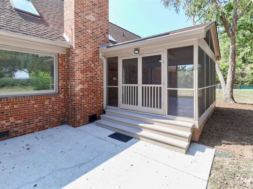 1051 Michael Avenue, Concord, NC 28025.  MLS# CAR4304116, YatesRealty ID 3034. Back Patio and porch