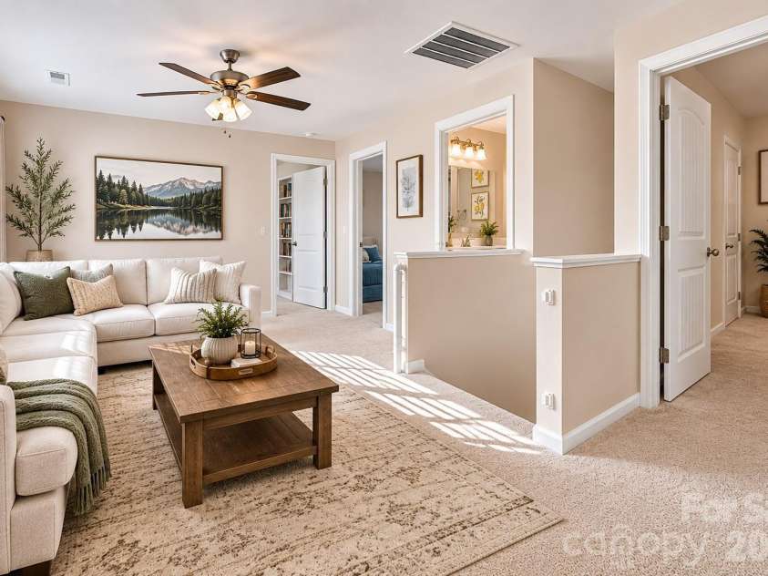 941 Airport Road, Pageland, SC 29728.  MLS# CAR4355541, YatesRealty ID 30340. Flex room upstairs (virtually staged)