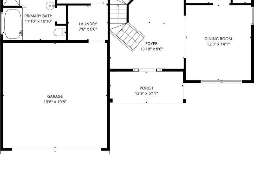 2623 Sierra Chase Drive, Monroe, NC 28112.  MLS# CAR4382896, YatesRealty ID 30353. 1st Floor