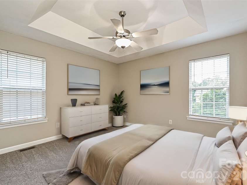 3805 Cassidy Drive, Waxhaw, NC 28173.  MLS# CAR4392731, YatesRealty ID 30357. Primary Bedroom Virtually Staged