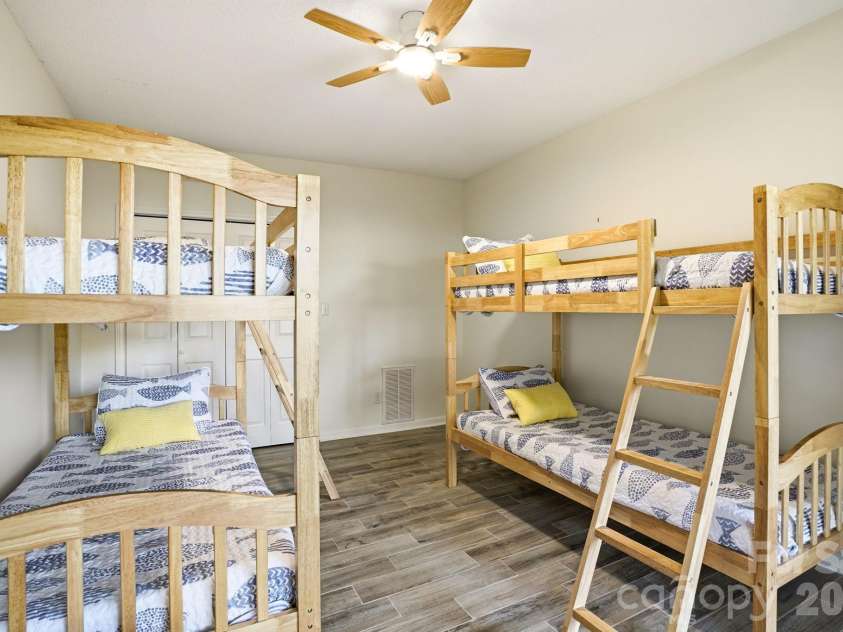 8188 Normandy Road, Denver, NC 28037.  MLS# CAR4383571, YatesRealty ID 30359. Basement level bunk room