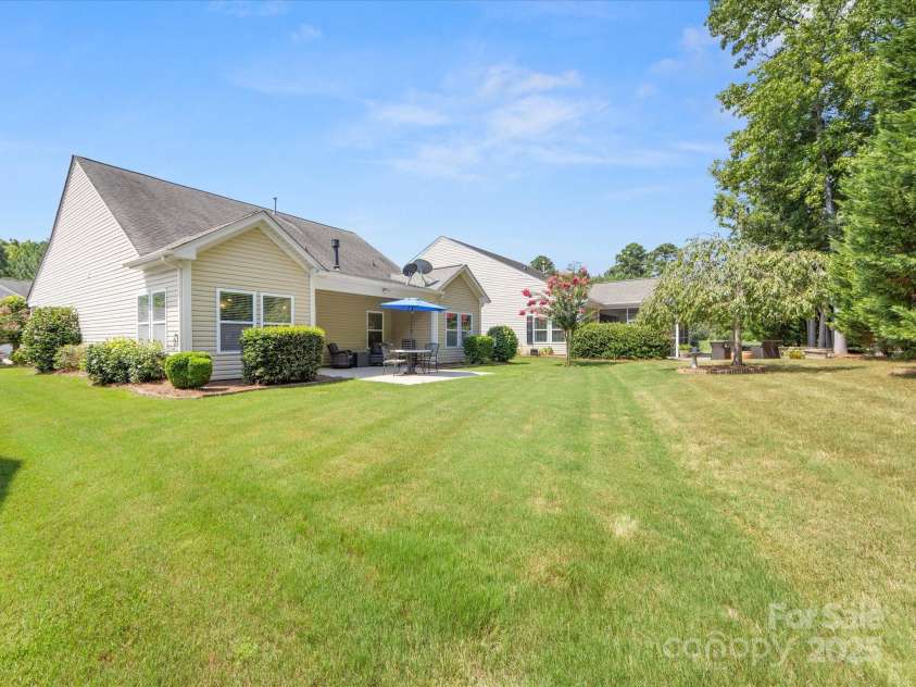 2513 Rosebud Court, Tega Cay, SC 29708.  MLS# CAR4284006, YatesRealty ID 30360. Backyard