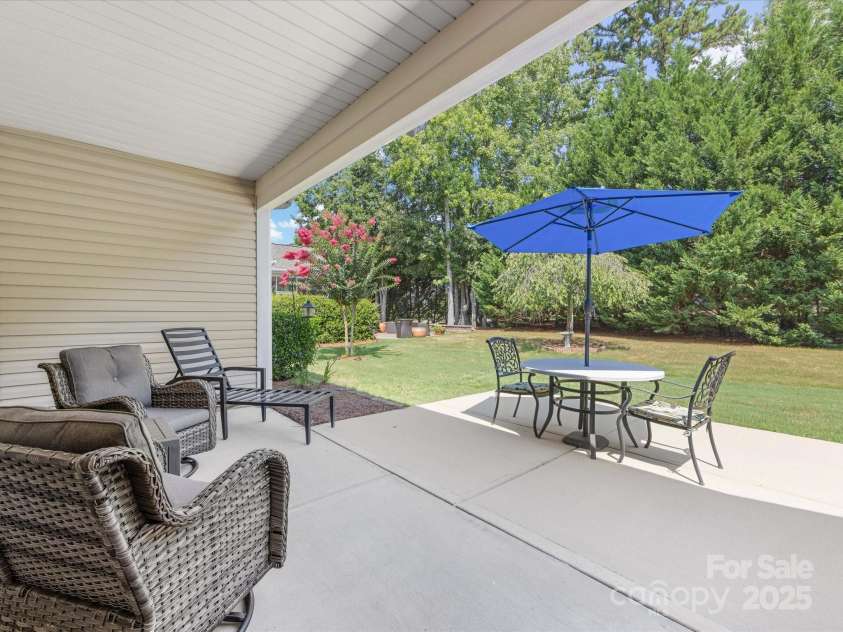 2513 Rosebud Court, Tega Cay, SC 29708.  MLS# CAR4284006, YatesRealty ID 30360. Covered extended patio