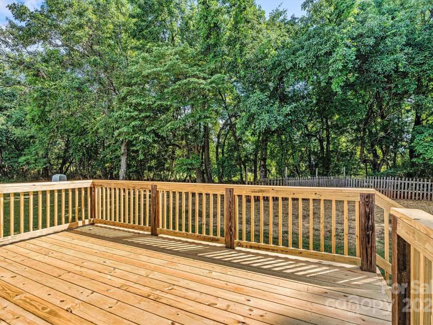 2800 Brushwood Circle, Newton, NC 28658.  MLS# CAR4288280, YatesRealty ID 30364. Expansive New Back Deck