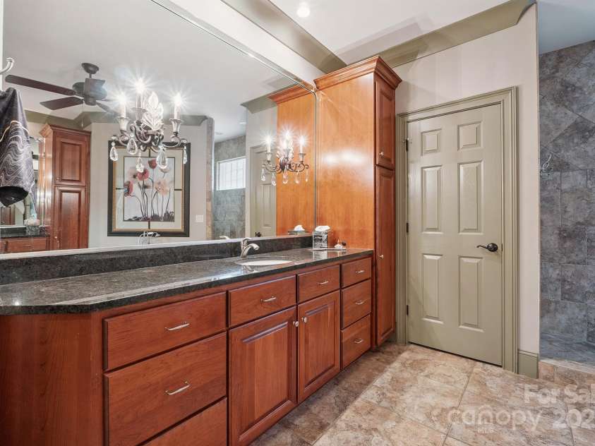 8304 Renee Ford Road, Stanfield, NC 28163.  MLS# CAR4281370, YatesRealty ID 30368. Double Vanities with plenty of cabinets for all your essentials