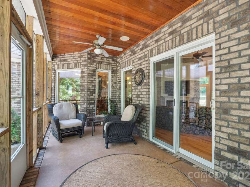 8304 Renee Ford Road, Stanfield, NC 28163.  MLS# CAR4281370, YatesRealty ID 30368. Screened Porch, the perfect place to unwind after a long day. This would be my favorite room in the summer months