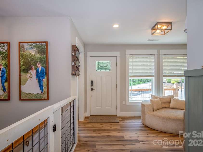 50 Red Clover Lane, Pisgah Forest, NC 28768.  MLS# CAR4271803, YatesRealty ID 30371. Foyer