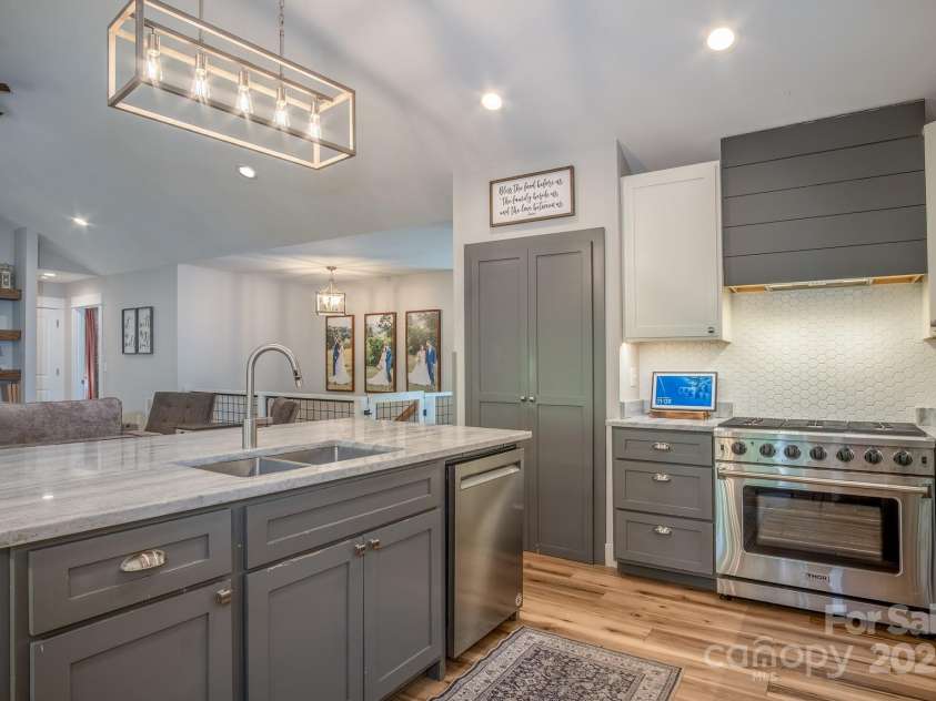 50 Red Clover Lane, Pisgah Forest, NC 28768.  MLS# CAR4271803, YatesRealty ID 30371. Marble countertop