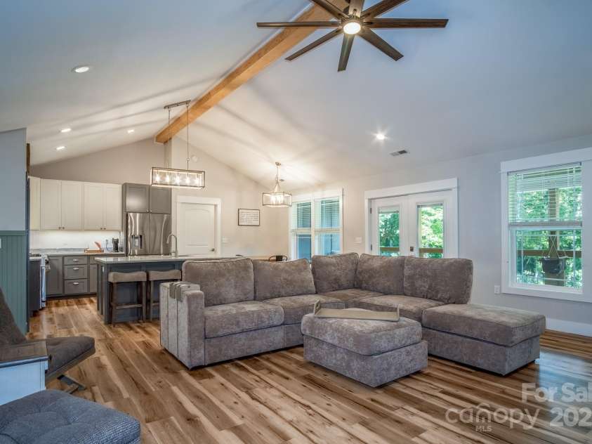 50 Red Clover Lane, Pisgah Forest, NC 28768.  MLS# CAR4271803, YatesRealty ID 30371. Open Floor plan