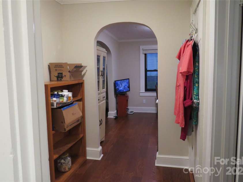 155 6th Street, Taylorsville, NC 28681.  MLS# CAR4204136, YatesRealty ID 30373. Hallway from kitchen/dining room