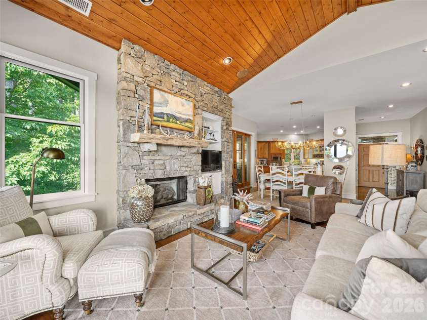 530 Andrew Banks Road, Burnsville, NC 28714.  MLS# CAR4413512, YatesRealty ID 30382. View looking toward kitchen