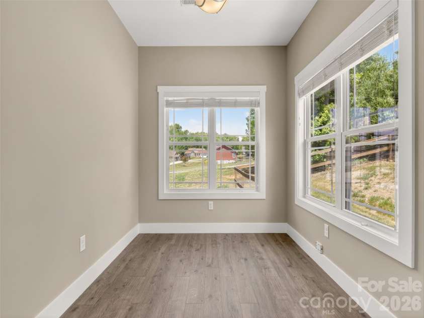 133 Asher Lane, Etowah, NC 28729.  MLS# CAR4383530, YatesRealty ID 30385. Breakfast area or office area.