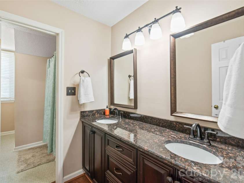 3216 Hitching Post Lane, Rock Hill, SC 29732.  MLS# CAR4371992, YatesRealty ID 30389. Bathroom 2 with dual sinks