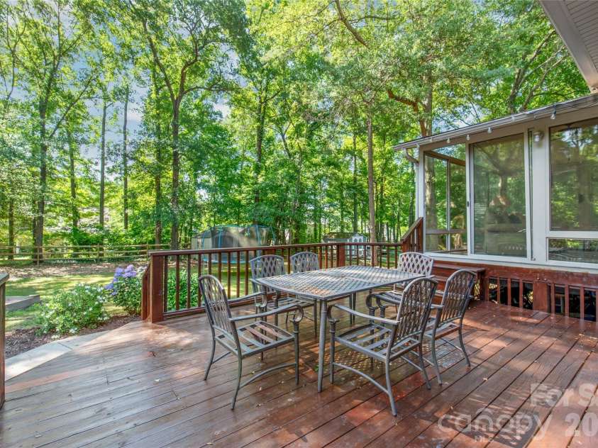 3216 Hitching Post Lane, Rock Hill, SC 29732.  MLS# CAR4371992, YatesRealty ID 30389. Deck off the sunroom