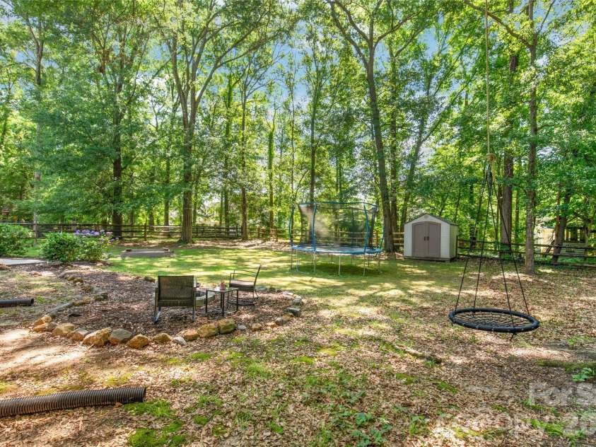 3216 Hitching Post Lane, Rock Hill, SC 29732.  MLS# CAR4371992, YatesRealty ID 30389. Fire pit area in the backyard