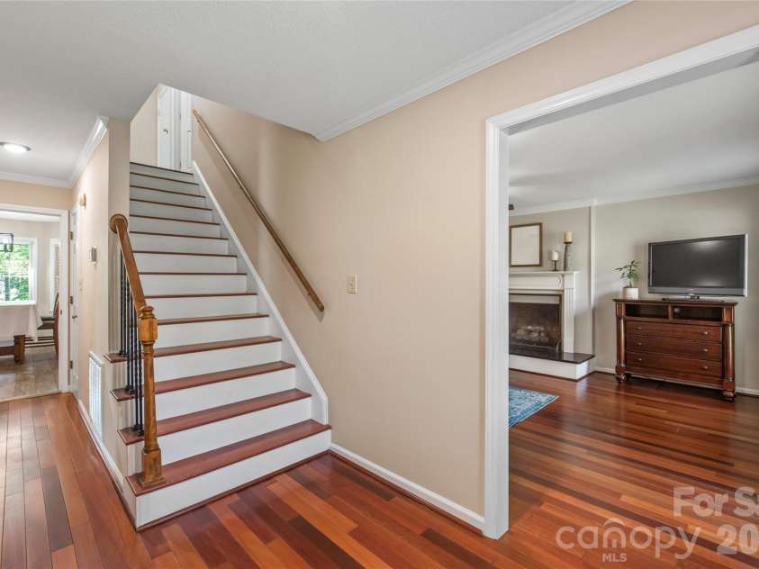 3216 Hitching Post Lane, Rock Hill, SC 29732.  MLS# CAR4371992, YatesRealty ID 30389. Staircase and Hallway 