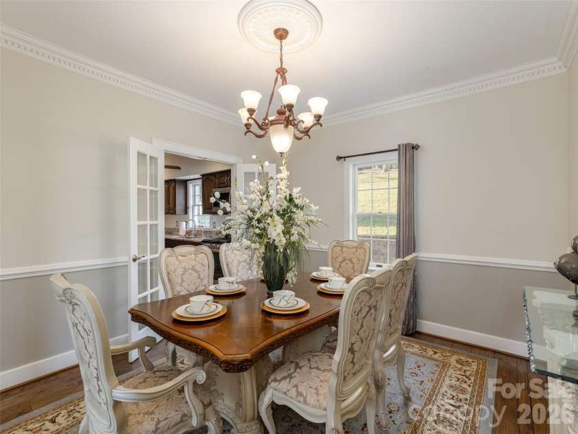 514 Whispering Hills Drive, Hendersonville, NC 28792.  MLS# CAR4330403, YatesRealty ID 30396. Formal Dining Roommain level