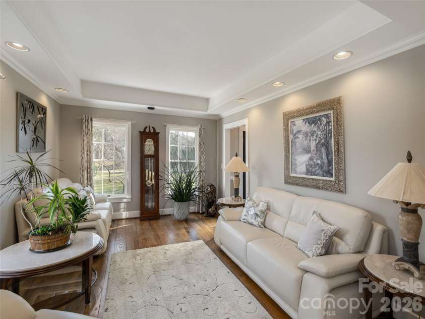 514 Whispering Hills Drive, Hendersonville, NC 28792.  MLS# CAR4330403, YatesRealty ID 30396. Formal Living Roommain level