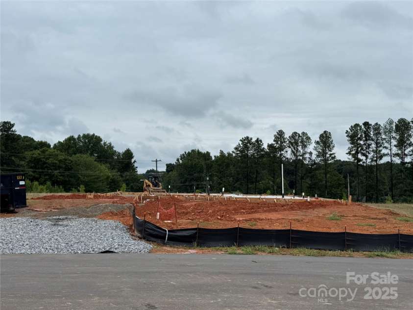 2513 Mabel Lane, Monroe, NC 28110.  MLS# CAR4275004, YatesRealty ID 30410. Current Stage:  Underslab plumbing as of 8/6/25.
