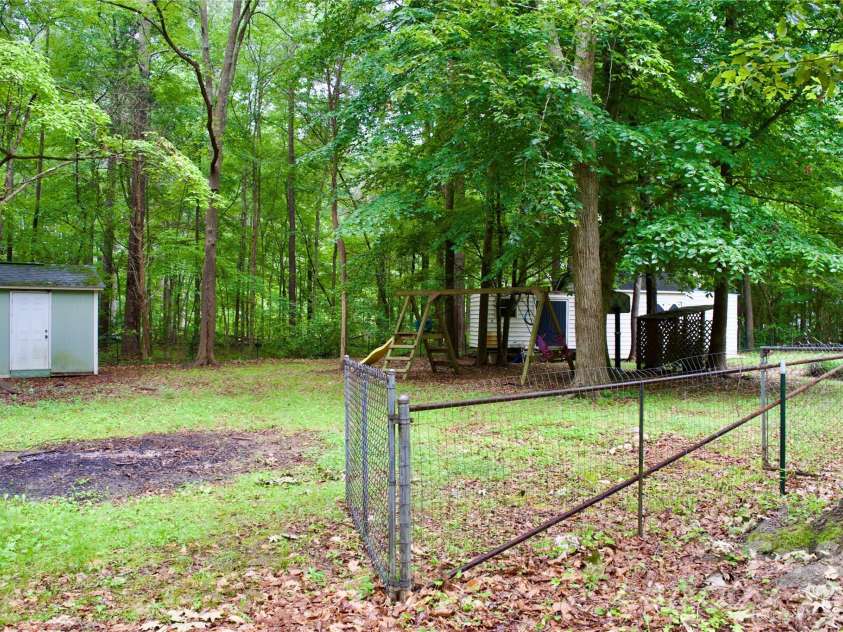 908 Buddys Choice Road, York, SC 29745.  MLS# CAR4381686, YatesRealty ID 30413. Fence and gate into back yard.