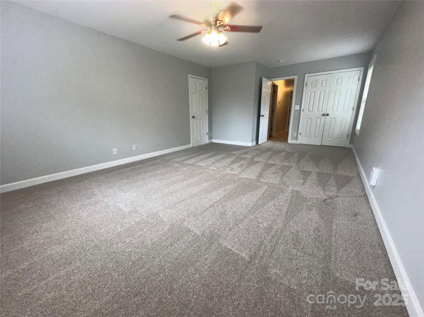 2260 Bilverlor Court, Mount Pleasant, NC 28124.  MLS# CAR4288027, YatesRealty ID 30429. Reverse view of 4th Bdrm / Bonus with view of double door closet