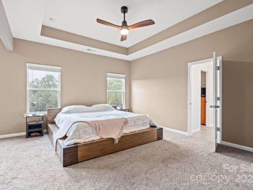 12908 Aberdeen Park Drive, Huntersville, NC 28078.  MLS# CAR4285491, YatesRealty ID 30436. Primary bedroom