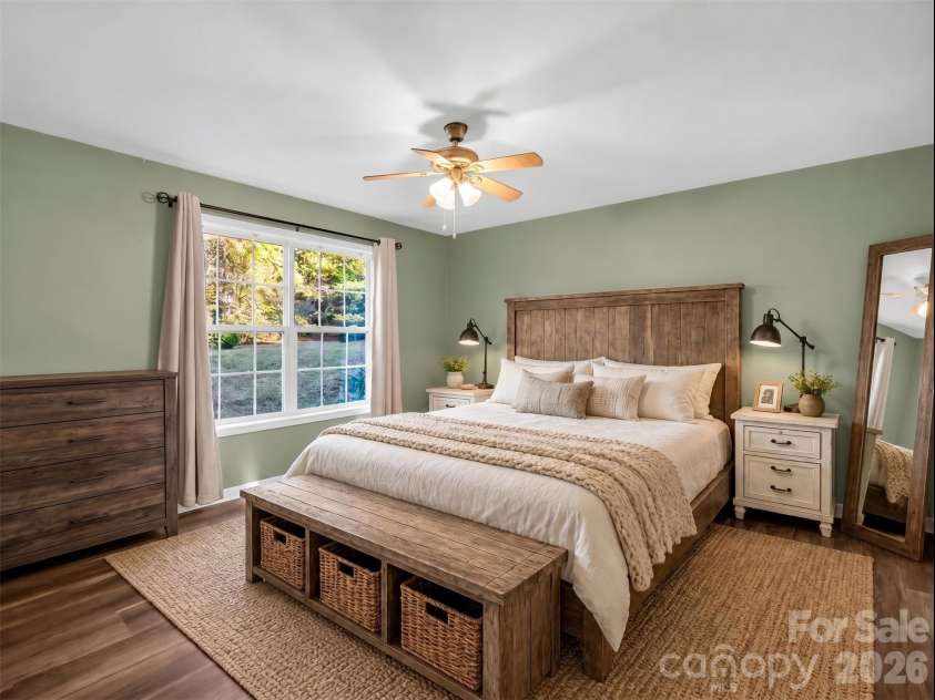 663 Landrum Road, Columbus, NC 28722.  MLS# CAR4315052, YatesRealty ID 30450. VIRTUALLY STAGED PRIMARY SUITE